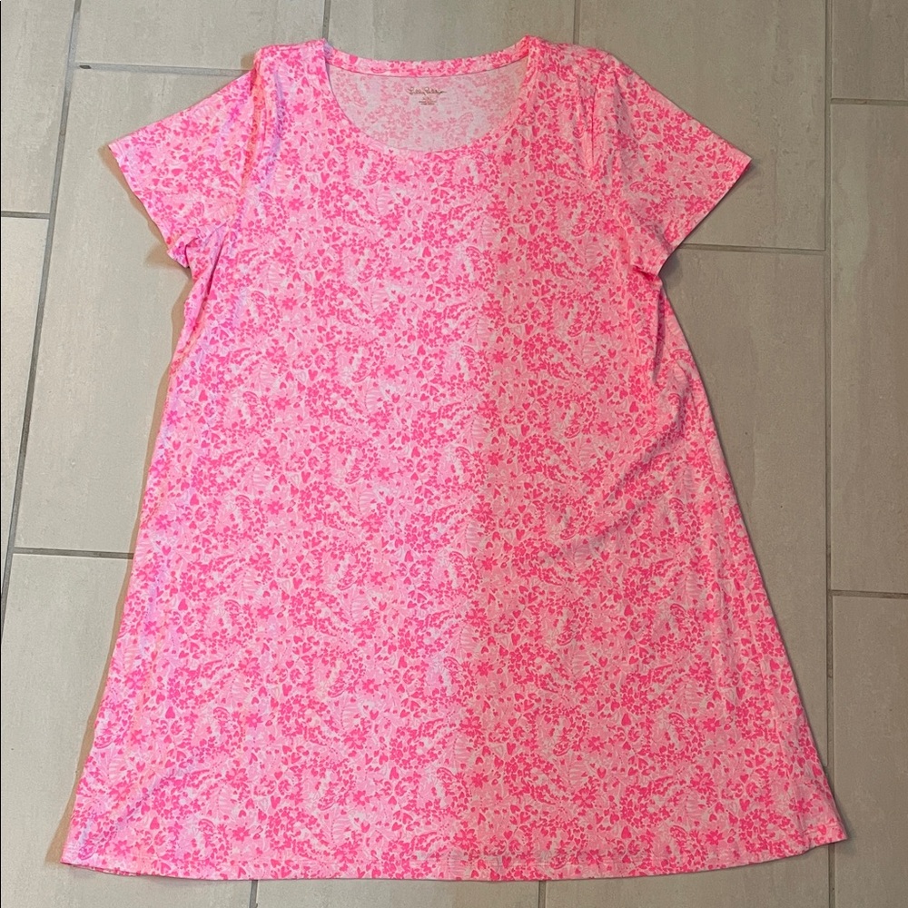Lilly Pulitzer Pink Cody Short Sleeve Dress